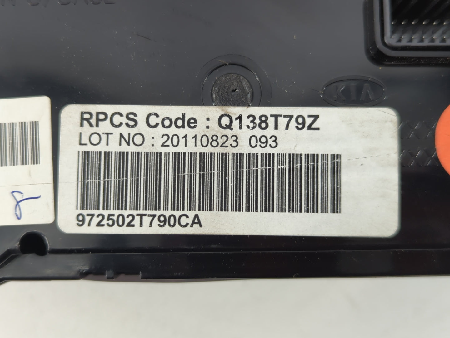 2011-2013 Kia Optima Climate Control Module Temperature AC/Heater Replacement P/N:Q138T79Z 972502T90CA Fits Fits 2011 2012 2