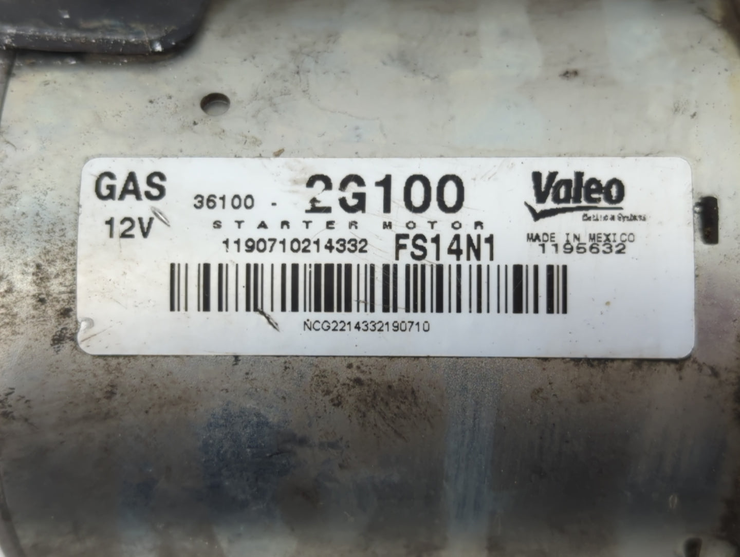2012-2014 Kia Optima Car Starter Motor Solenoid OEM P/N:36100-2G100 Fits Fits 2008 2009 2010 2011 2012 2013 2014 OEM Used Au