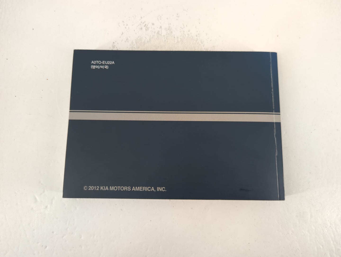2012 Kia Optima Owners Manual Book Guide P/N:A2TO-EU22A OEM Used Auto Parts - Oemusedautoparts1.com