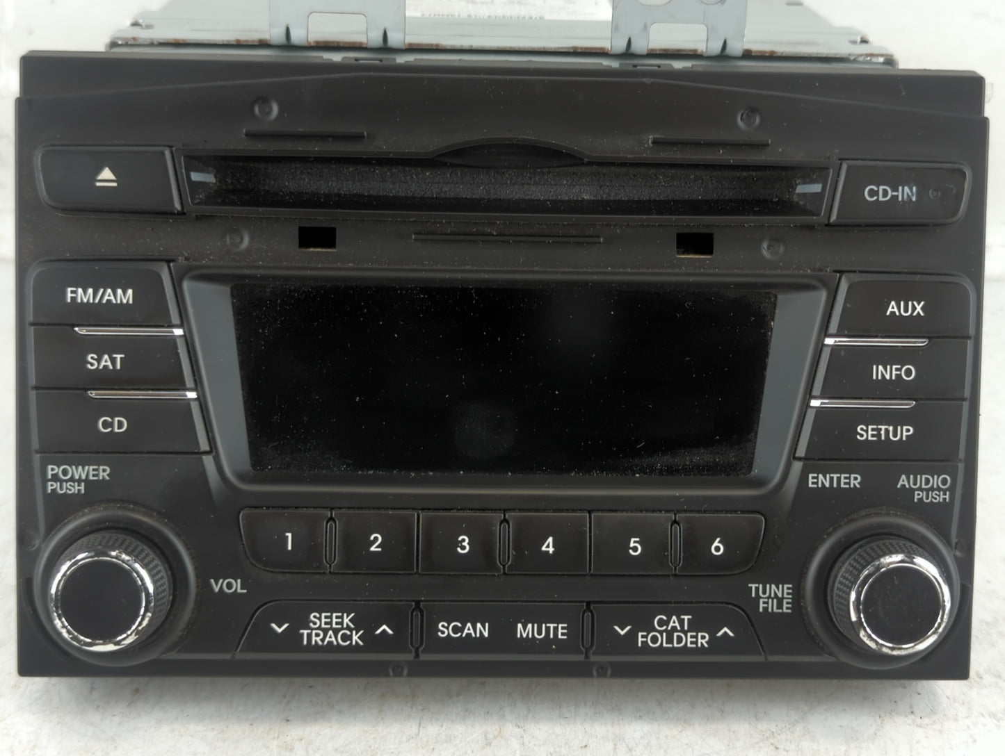 2011-2013 Kia Optima Radio AM FM Cd Player Receiver Replacement P/N:96170-2T651CA Fits Fits 2011 2012 2013 OEM Used Auto Par