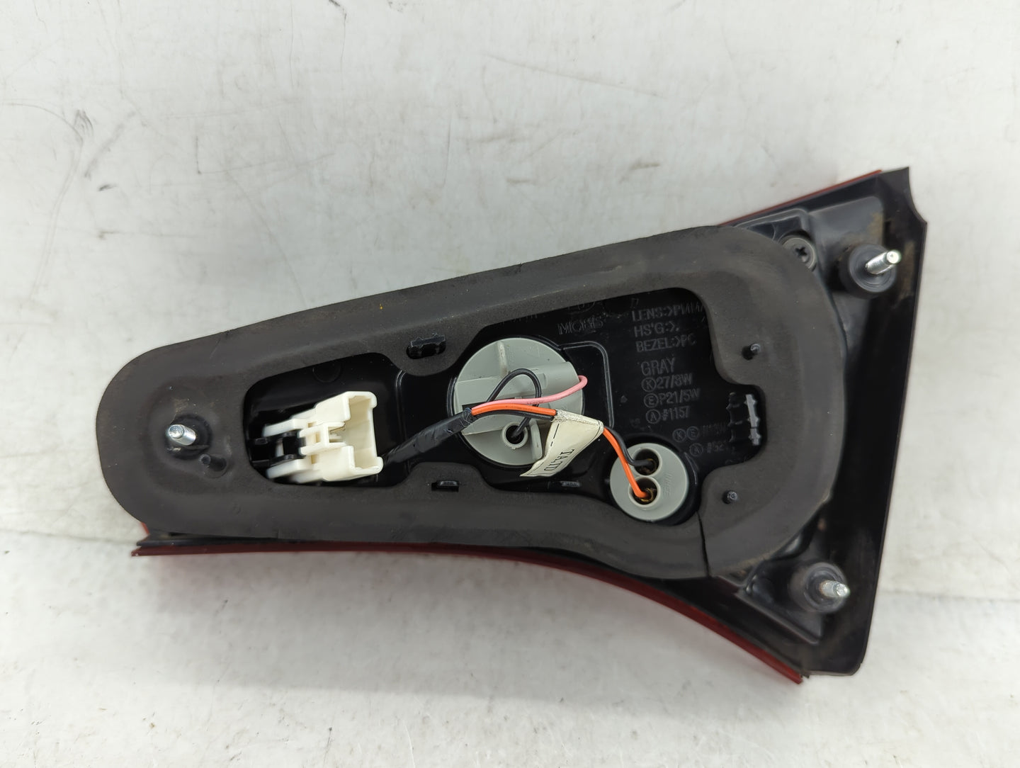 2011 Kia Optima Driver Left Side Tail Light Taillight Deck Lid Mounted - Oemusedautoparts1.com