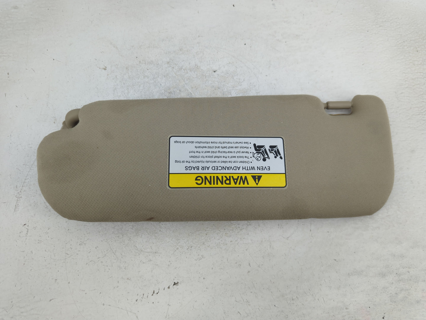 2011-2016 Kia Optima Sun Visor Shade Replacement Passenger Right Mirror Fits Fits 2011 2012 2013 2014 2015 2016 OEM Used Aut