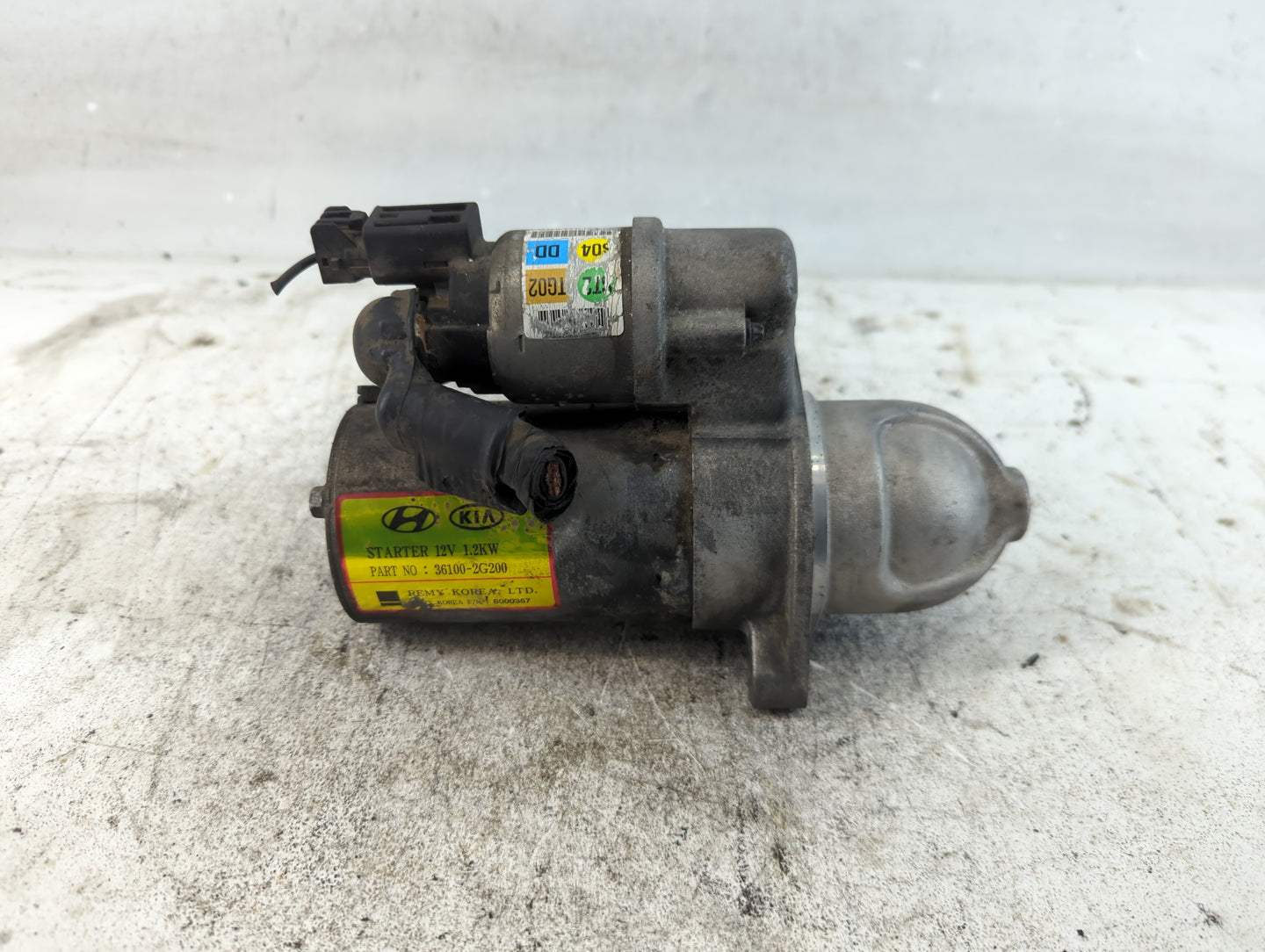 2012-2014 Kia Optima Car Starter Motor Solenoid OEM P/N:36100-2G200 Fits Fits 2008 2009 2010 2011 2012 2013 2014 OEM Used Au