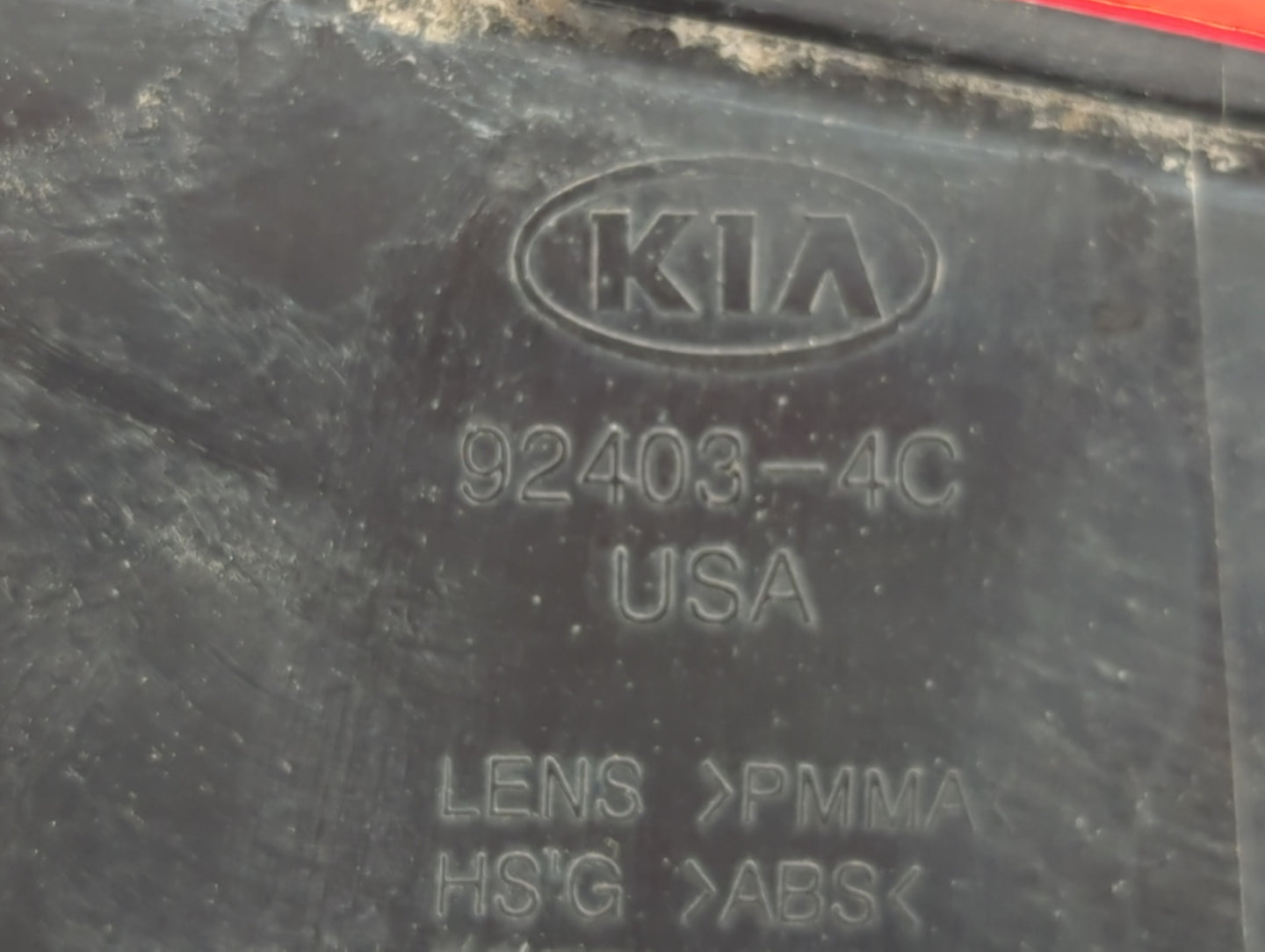 2011-2013 Kia Optima Tail Light Assembly Driver Left OEM P/N:92403-4C Fits Fits 2011 2012 2013 OEM Used Auto Parts - Oemused