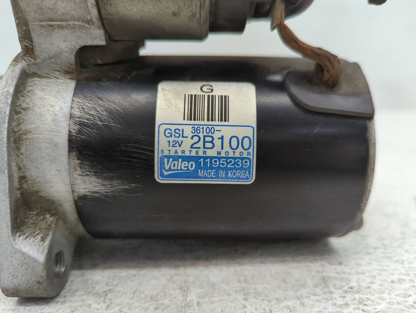 2012 Kia Rio Car Starter Motor Solenoid OEM P/N:36100-2B100 Fits Fits 2010 2011 OEM Used Auto Parts - Oemusedautoparts1.com