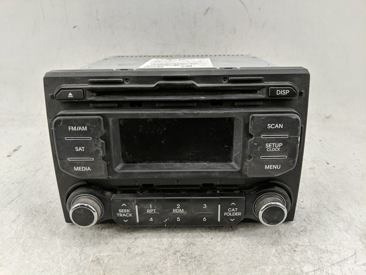 2012 Kia Rio Radio AM FM Cd Player Receiver Replacement P/N:96170-1W900CA Fits OEM Used Auto Parts - Oemusedautoparts1.com