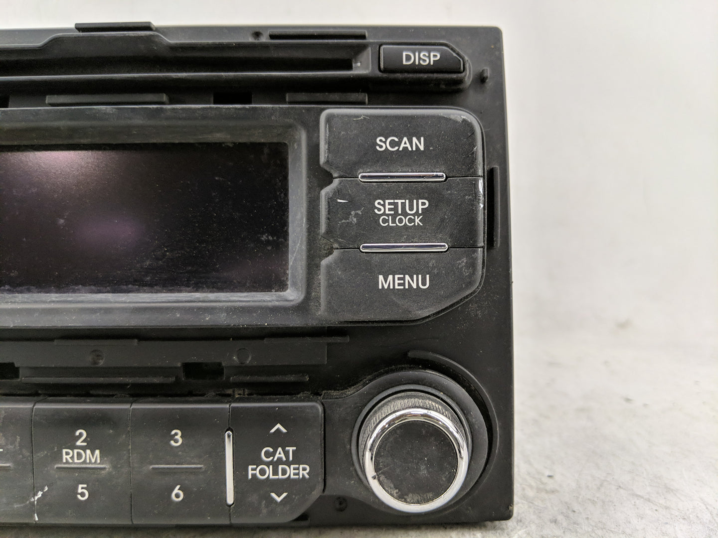 2012 Kia Rio Radio AM FM Cd Player Receiver Replacement P/N:96170-1W900CA Fits OEM Used Auto Parts - Oemusedautoparts1.com