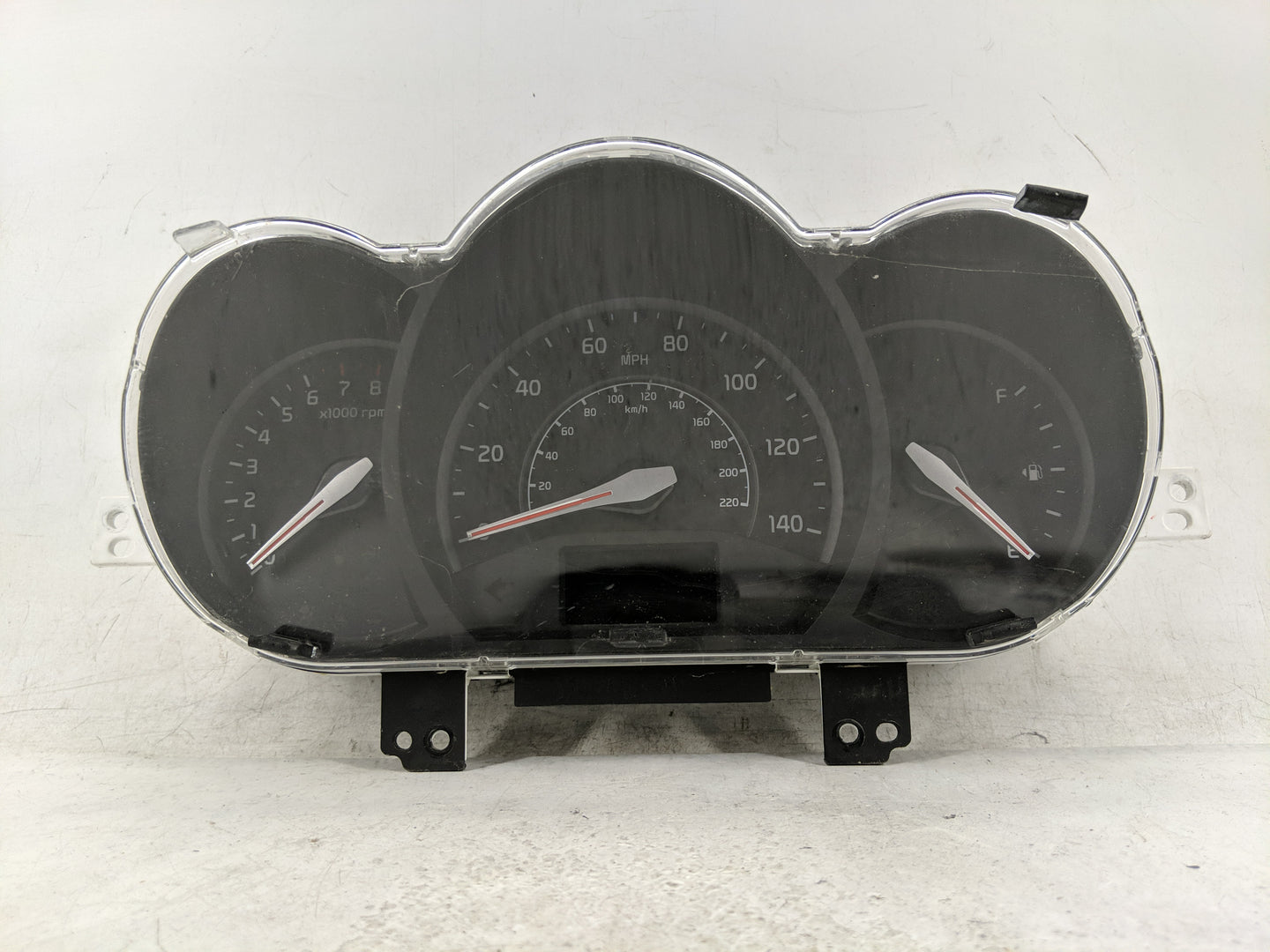 2012 Kia Rio Instrument Cluster Speedometer Gauges P/N:12B15-392 94002-1W008 Miles: Fits OEM Used Auto Parts - Oemusedautopa