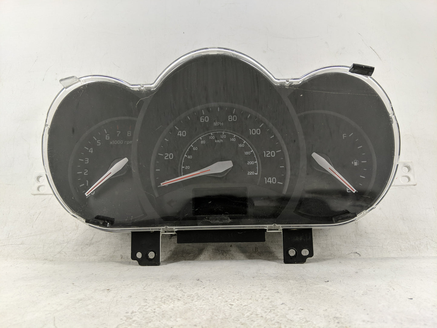 2012 Kia Rio Instrument Cluster Speedometer Gauges P/N:12B15-392 94002-1W008 Miles: Fits OEM Used Auto Parts - Oemusedautopa