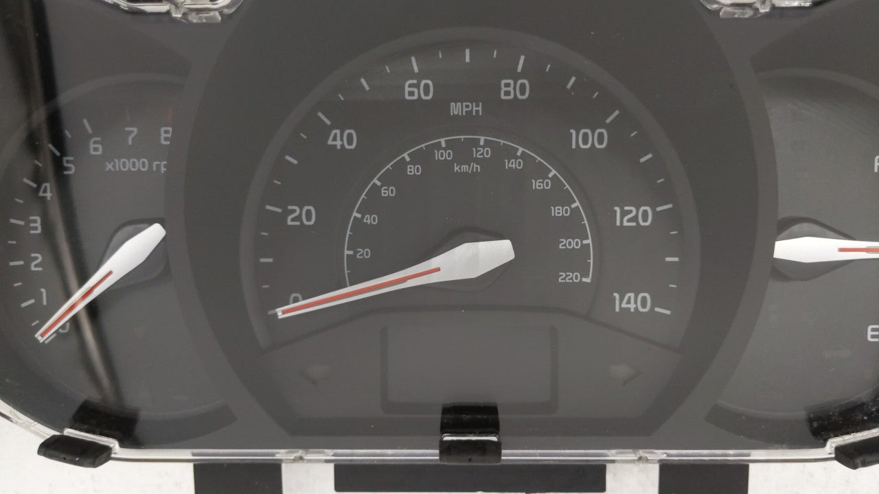 2012 Kia Rio Instrument Cluster Speedometer Gauges P/N:94002-1W002 Fits OEM Used Auto Parts - Oemusedautoparts1.com