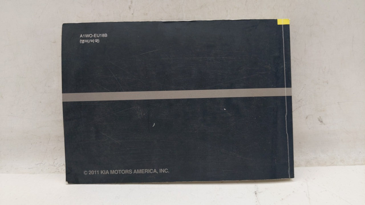 2012 Kia Rio Owners Manual Book Guide OEM Used Auto Parts - Oemusedautoparts1.com