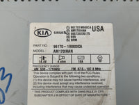 2012-2015 Kia Rio Radio AM FM Cd Player Receiver Replacement P/N:96170-1W950CA 96170-1W900CA Fits Fits 2012 2013 2014 2015 O