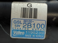 2012 Kia Rio Car Starter Motor Solenoid OEM P/N:1195239 36100-2B100 Fits Fits 2010 2011 OEM Used Auto Parts - Oemusedautopar