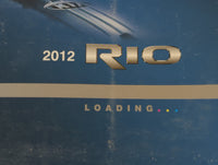 2012 Kia Rio Owners Manual Book Guide P/N:A1WO-EC21E OEM Used Auto Parts - Oemusedautoparts1.com