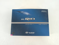 2012 Kia Rio Owners Manual Book Guide P/N:A1WO-EC21E OEM Used Auto Parts - Oemusedautoparts1.com