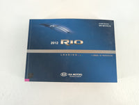 2012 Kia Rio Owners Manual Book Guide P/N:A1WO-EC21E OEM Used Auto Parts - Oemusedautoparts1.com