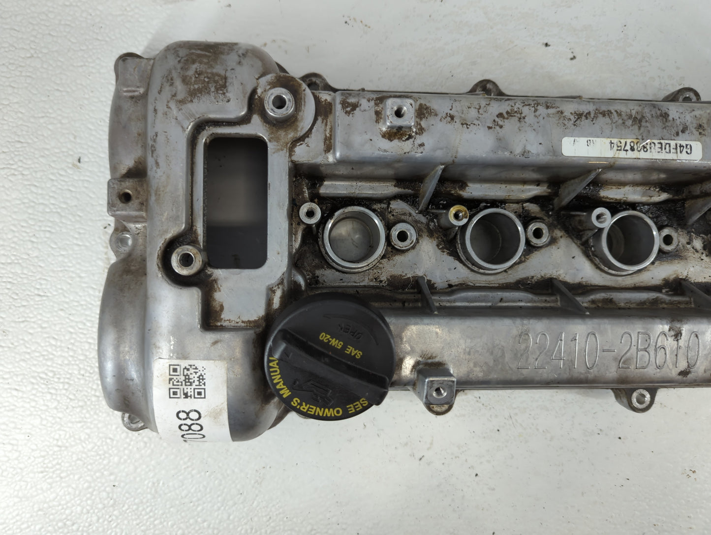 2012 Kia Rio Driver Left Cylinder Head Valve Cover P/N:22410-2B610 Fits OEM Used Auto Parts - Oemusedautoparts1.com