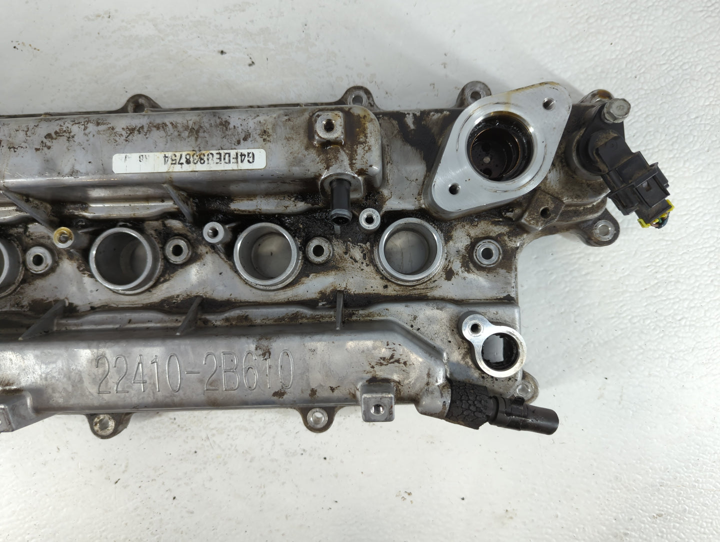 2012 Kia Rio Driver Left Cylinder Head Valve Cover P/N:22410-2B610 Fits OEM Used Auto Parts - Oemusedautoparts1.com