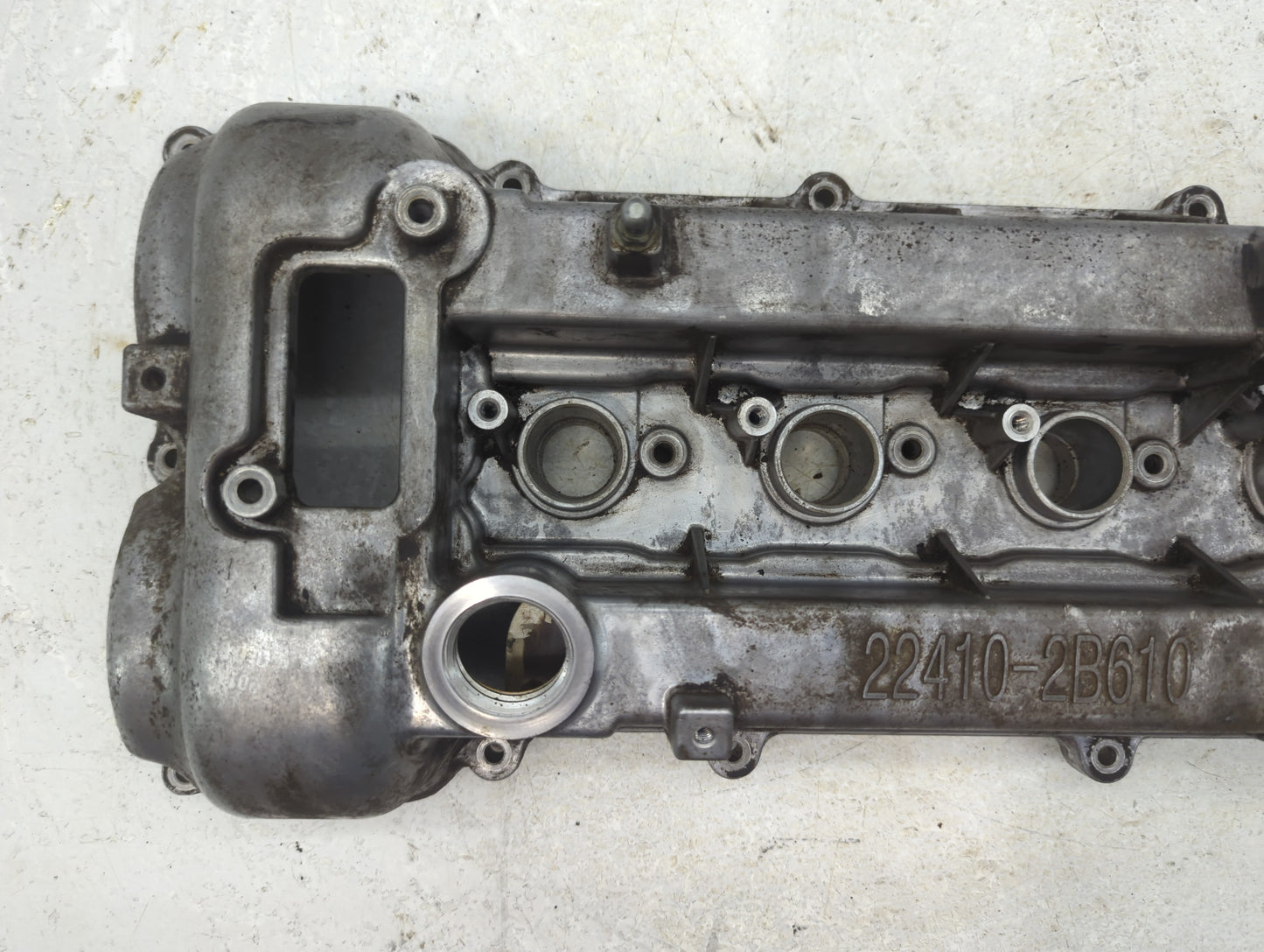 2012 Kia Rio Driver Left Cylinder Head Valve Cover P/N:22410-2B610 Fits OEM Used Auto Parts - Oemusedautoparts1.com