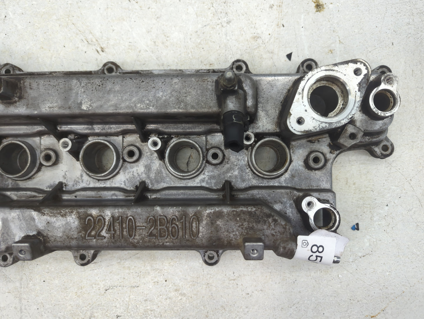 2012 Kia Rio Driver Left Cylinder Head Valve Cover P/N:22410-2B610 Fits OEM Used Auto Parts - Oemusedautoparts1.com