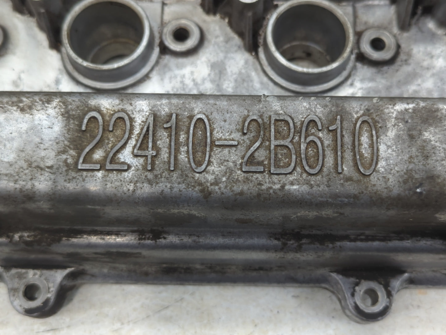 2012 Kia Rio Driver Left Cylinder Head Valve Cover P/N:22410-2B610 Fits OEM Used Auto Parts - Oemusedautoparts1.com
