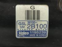 2012 Kia Rio Car Starter Motor Solenoid OEM P/N:36100-2B100 Fits Fits 2010 2011 OEM Used Auto Parts - Oemusedautoparts1.com