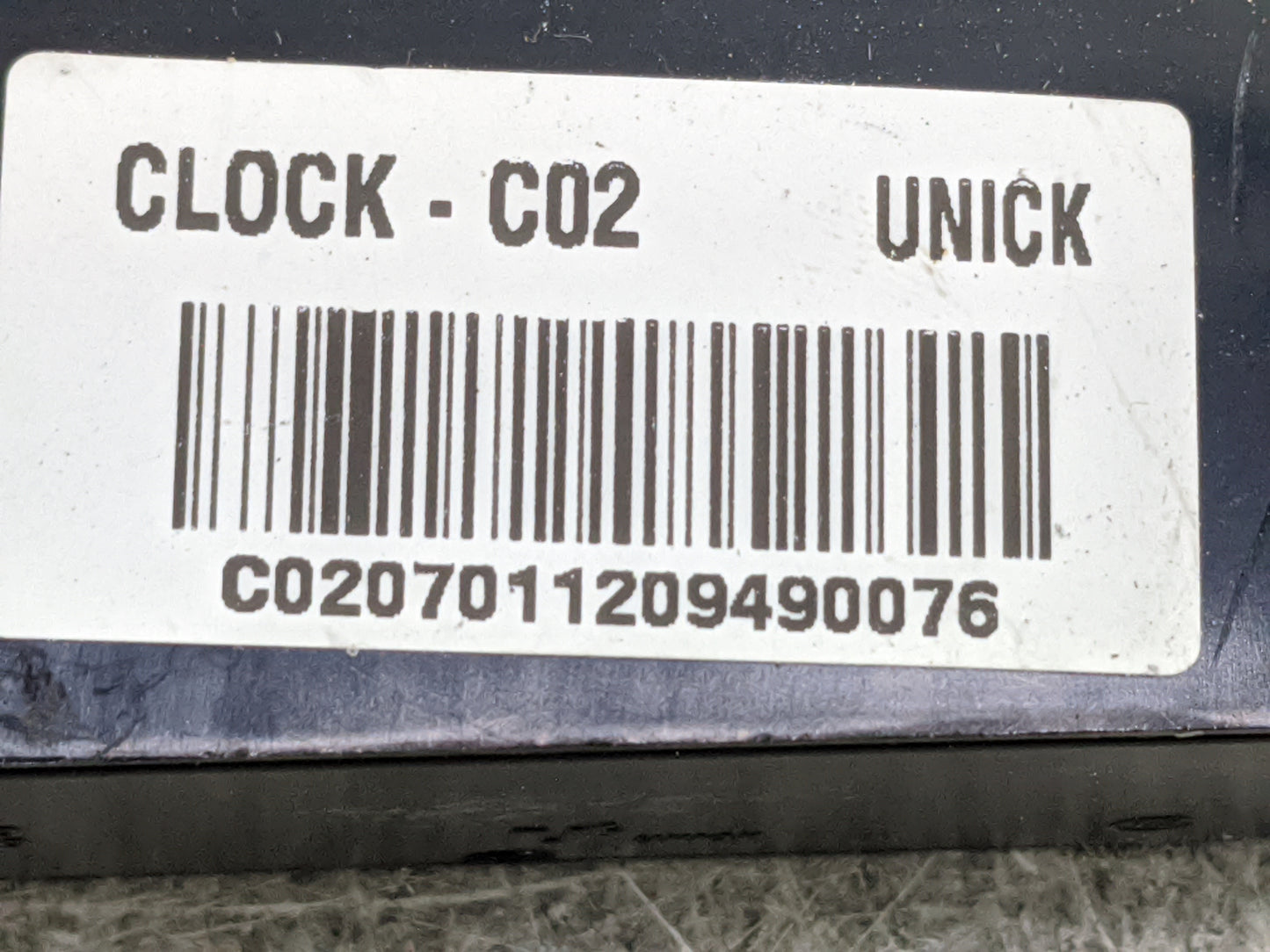2012 Kia Rondo Digitial Dash Clock P/N:C0207011209490076 Fits OEM Used Auto Parts - Oemusedautoparts1.com