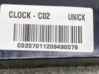 2012 Kia Rondo Digitial Dash Clock P/N:C0207011209490076 Fits OEM Used Auto Parts - Oemusedautoparts1.com
