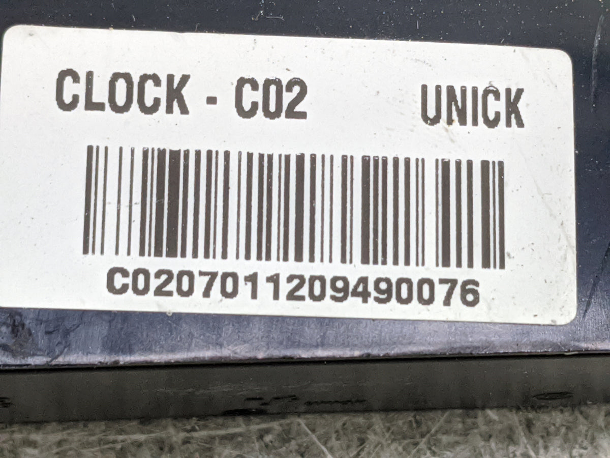2012 Kia Rondo Digitial Dash Clock P/N:C0207011209490076 Fits OEM Used Auto Parts - Oemusedautoparts1.com