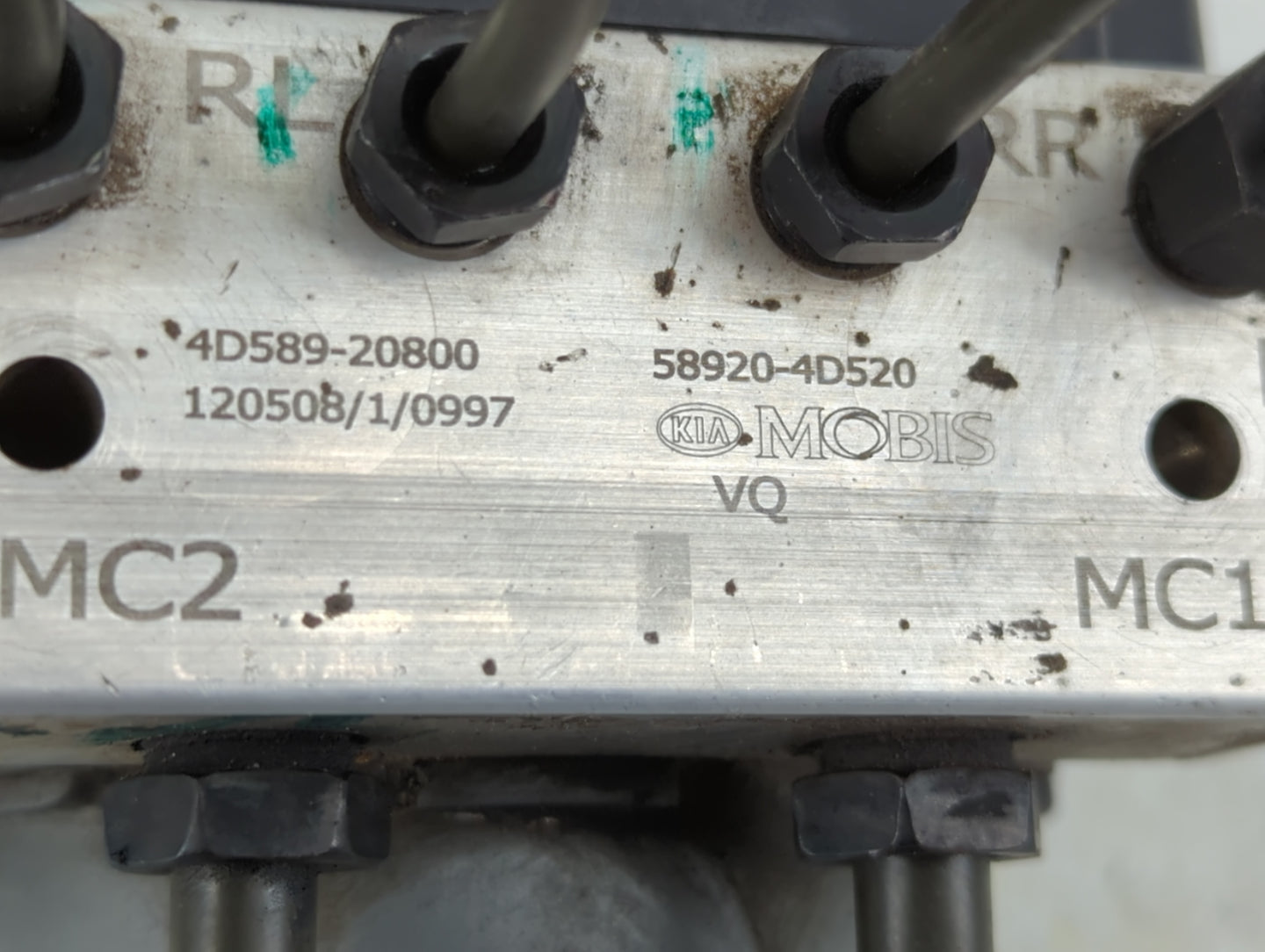 2011-2014 Kia Sedona ABS Pump Control Module Replacement P/N:58920-4D520 4D589-20800 Fits Fits 2011 2012 2014 OEM Used Auto 