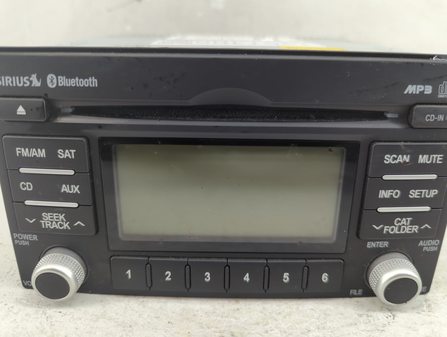2011-2014 Kia Sedona Radio AM FM Cd Player Receiver Replacement P/N:96130-4DBBJ Fits Fits 2011 2012 2014 OEM Used Auto Parts