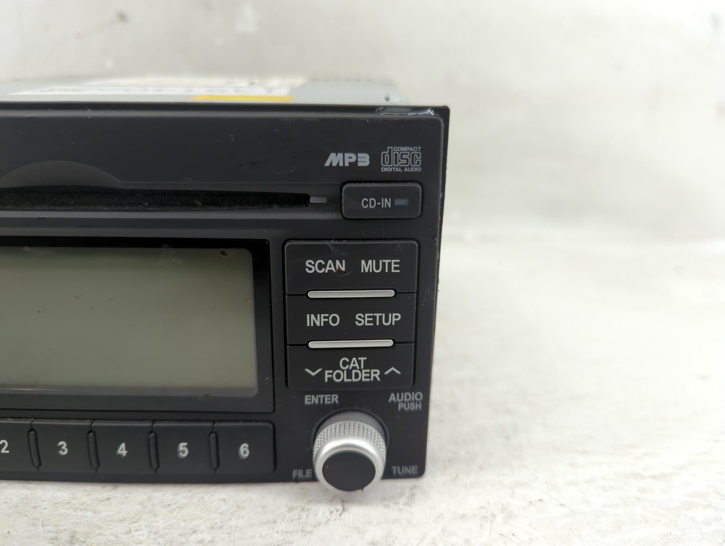 2011-2014 Kia Sedona Radio AM FM Cd Player Receiver Replacement P/N:96130-4DBBJ Fits Fits 2011 2012 2014 OEM Used Auto Parts