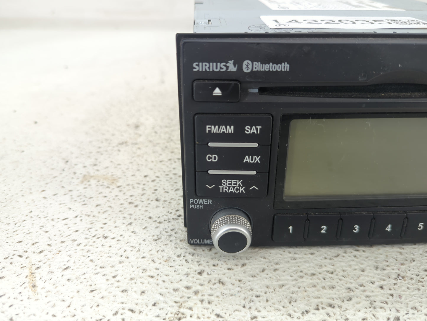 2010-2014 Kia Sedona Radio AM FM Cd Player Receiver Replacement P/N:96130-4DBBJ Fits Fits 2010 2011 2012 2014 OEM Used Auto 