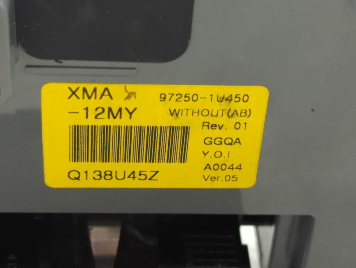 2012-2013 Kia Sorento Climate Control Module Temperature AC/Heater Replacement P/N:Q138U45Z 97250-1U450 Fits Fits 2012 2013 