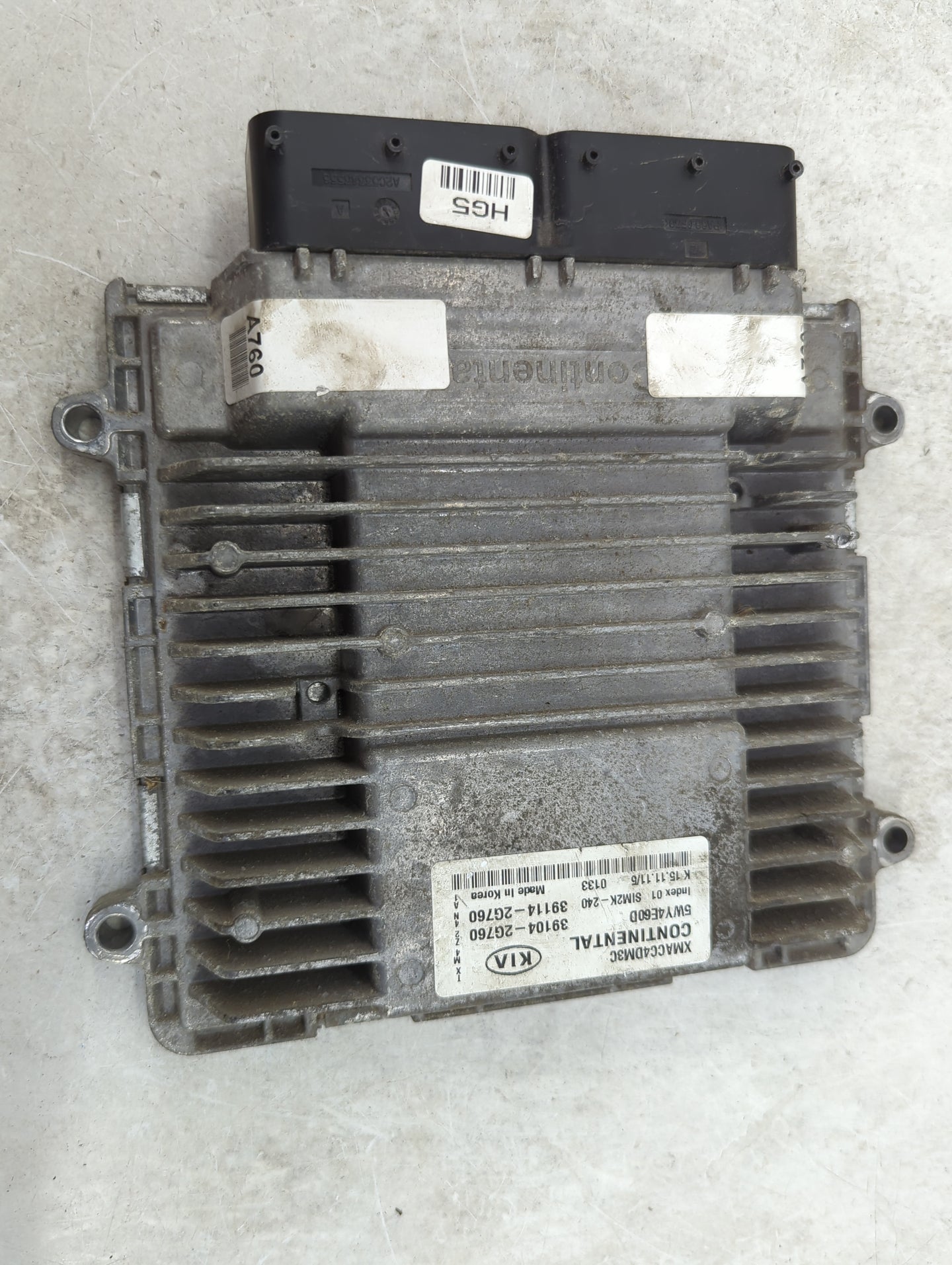 2012-2013 Kia Sorento PCM Engine Control Computer ECU ECM PCU OEM P/N:39104-2G760 39114-2G760, XMACC4DM3C Fits Fits 2012 201