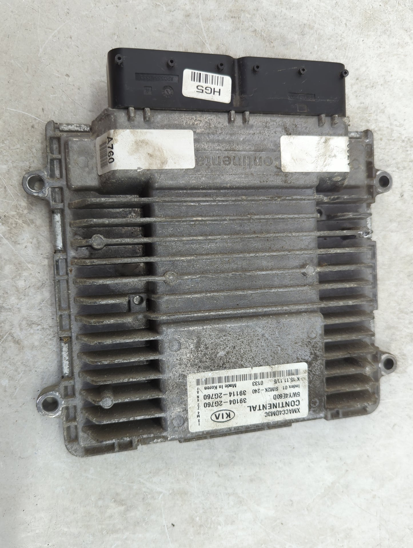 2012-2013 Kia Sorento PCM Engine Control Computer ECU ECM PCU OEM P/N:39104-2G760 39114-2G760, XMACC4DM3C Fits Fits 2012 201