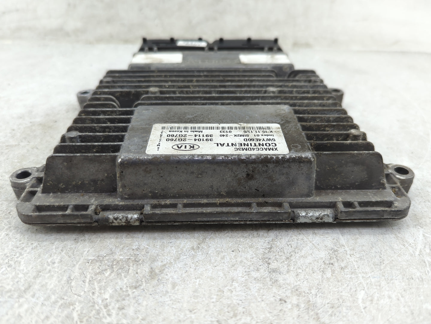 2012-2013 Kia Sorento PCM Engine Control Computer ECU ECM PCU OEM P/N:39104-2G760 39114-2G760, XMACC4DM3C Fits Fits 2012 201