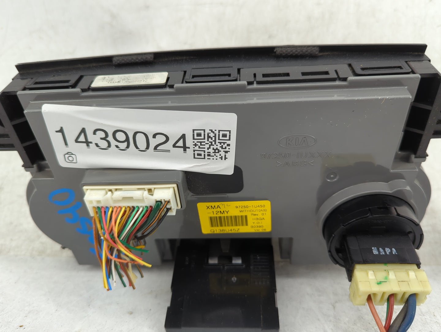 2012-2013 Kia Sorento Climate Control Module Temperature AC/Heater Replacement P/N:Q138U45Z 97250-1U450 Fits Fits 2012 2013 