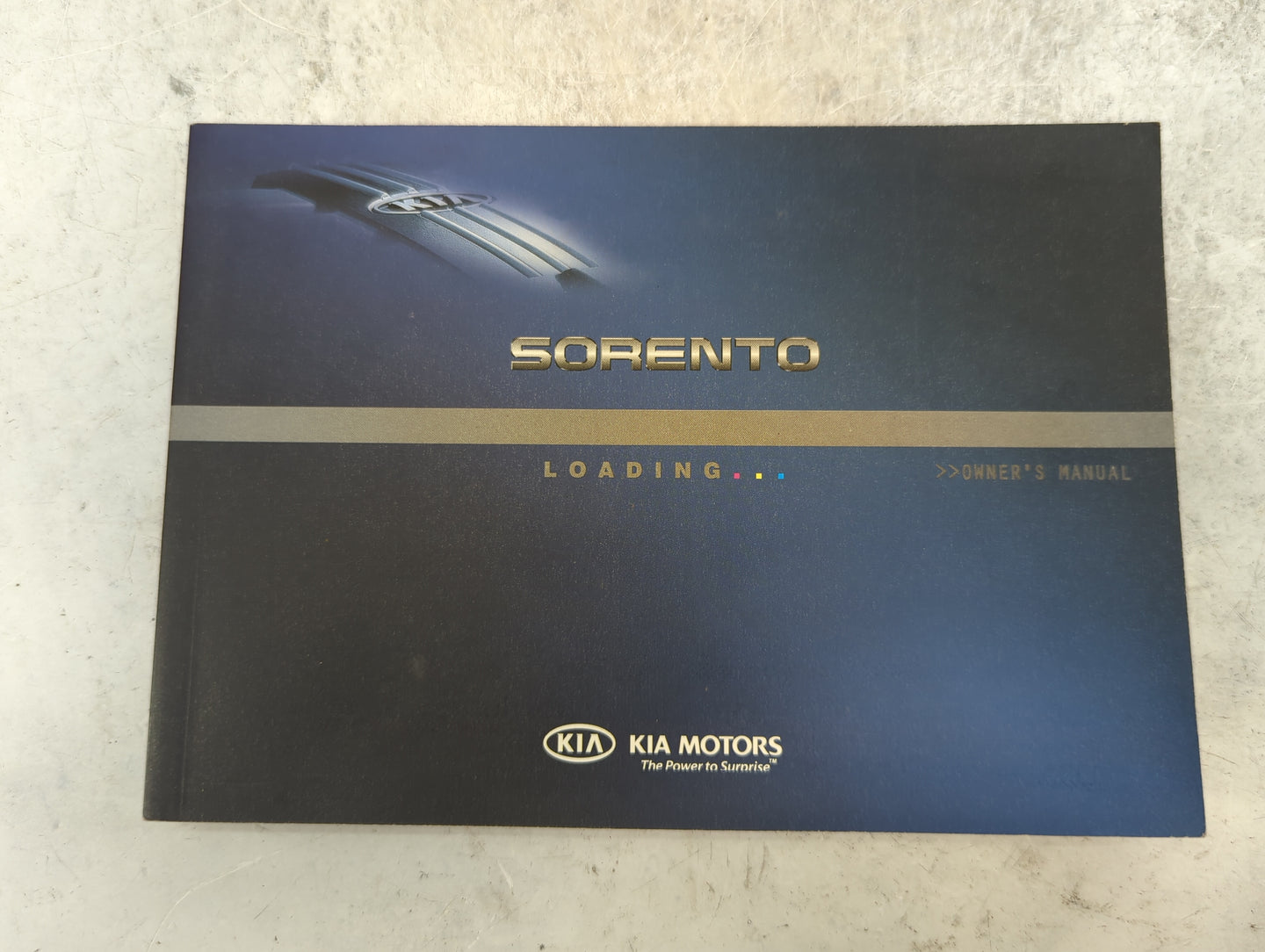 2012 Kia Sorento Owners Manual Book Guide P/N:A2PO-EU18A OEM Used Auto Parts - Oemusedautoparts1.com
