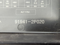 2011-2013 Kia Sorento Fusebox Fuse Box Panel Relay Module P/N:91941-2P020 Fits Fits 2011 2012 2013 OEM Used Auto Parts - Oem