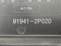2011-2013 Kia Sorento Fusebox Fuse Box Panel Relay Module P/N:91941-2P020 Fits Fits 2011 2012 2013 OEM Used Auto Parts - Oem