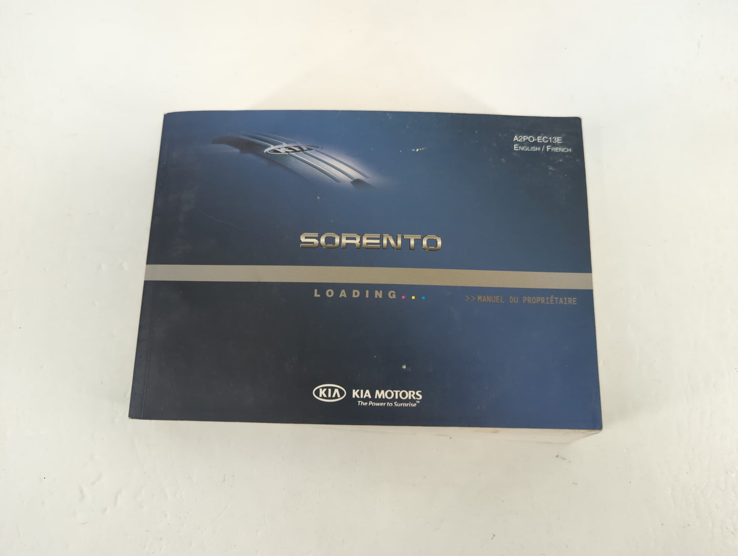 2012 Kia Sorento Owners Manual Book Guide P/N:A2PO-EC13E OEM Used Auto Parts - Oemusedautoparts1.com