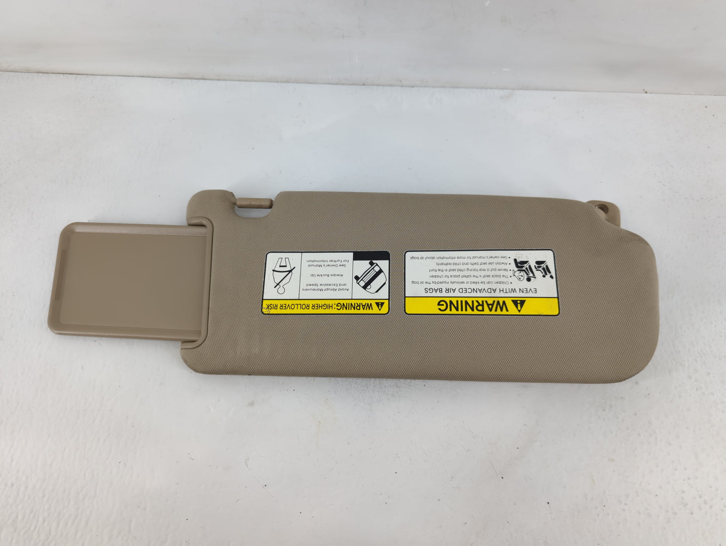 2011-2015 Kia Sorento Sun Visor Shade Replacement Driver Left Mirror Fits Fits 2011 2012 2013 2014 2015 OEM Used Auto Parts 