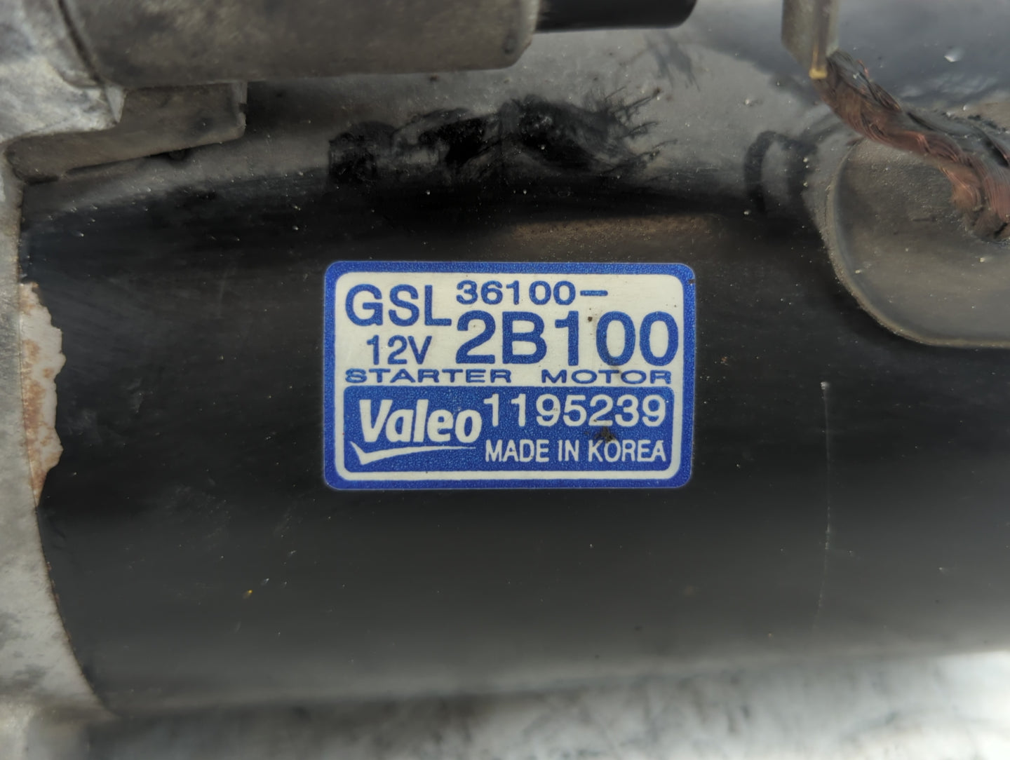 2010-2012 Kia Soul Car Starter Motor Solenoid OEM P/N:36100-2B100 Fits Fits 2010 2011 2012 OEM Used Auto Parts - Oemusedauto