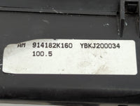 2012-2013 Kia Soul Fusebox Fuse Box Panel Relay Module P/N:914182K160 Fits Fits 2012 2013 OEM Used Auto Parts - Oemusedautop