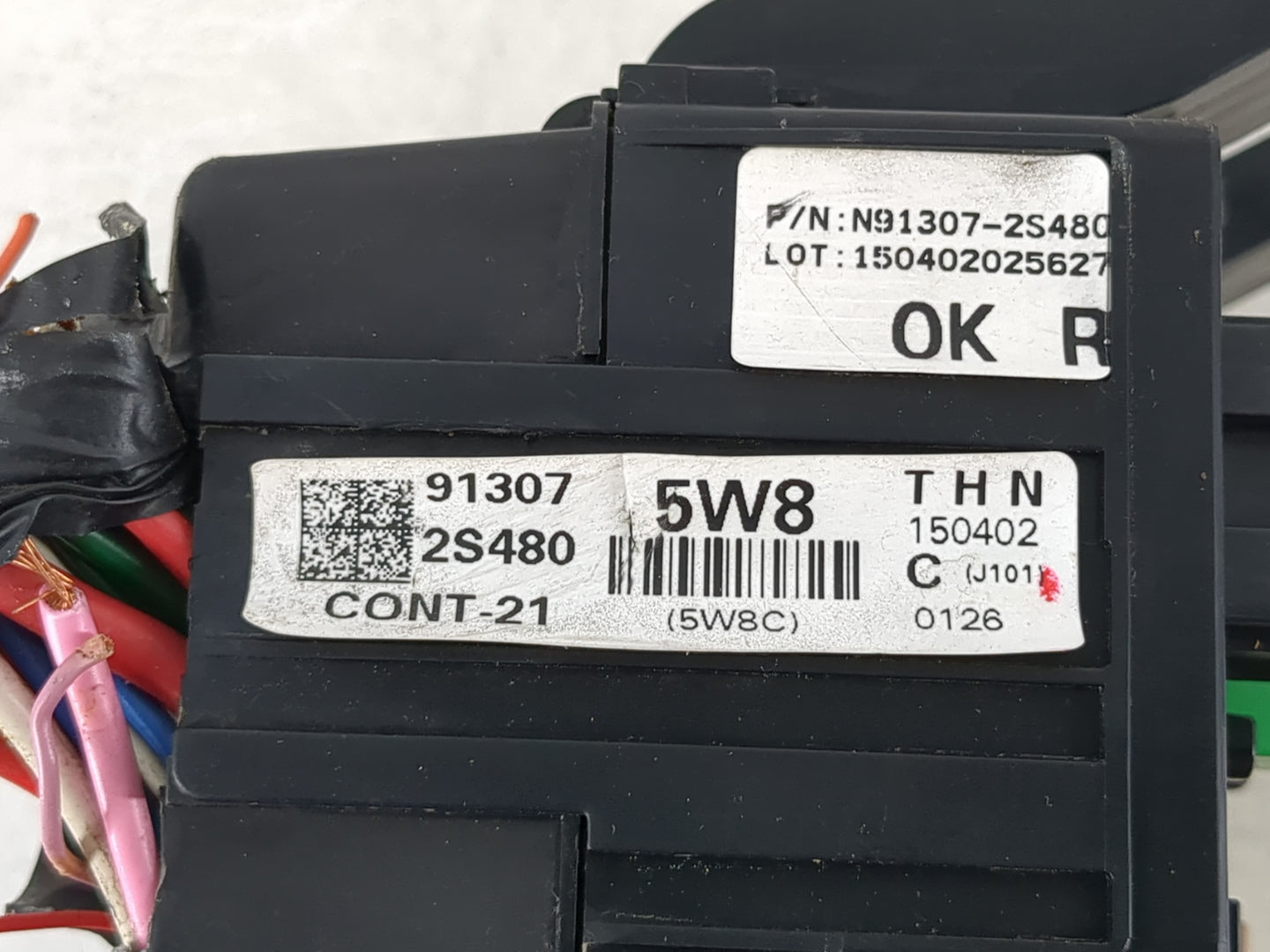 2012-2013 Kia Soul Fusebox Fuse Box Panel Relay Module P/N:91307 2S480 Fits Fits 2012 2013 OEM Used Auto Parts - Oemusedauto