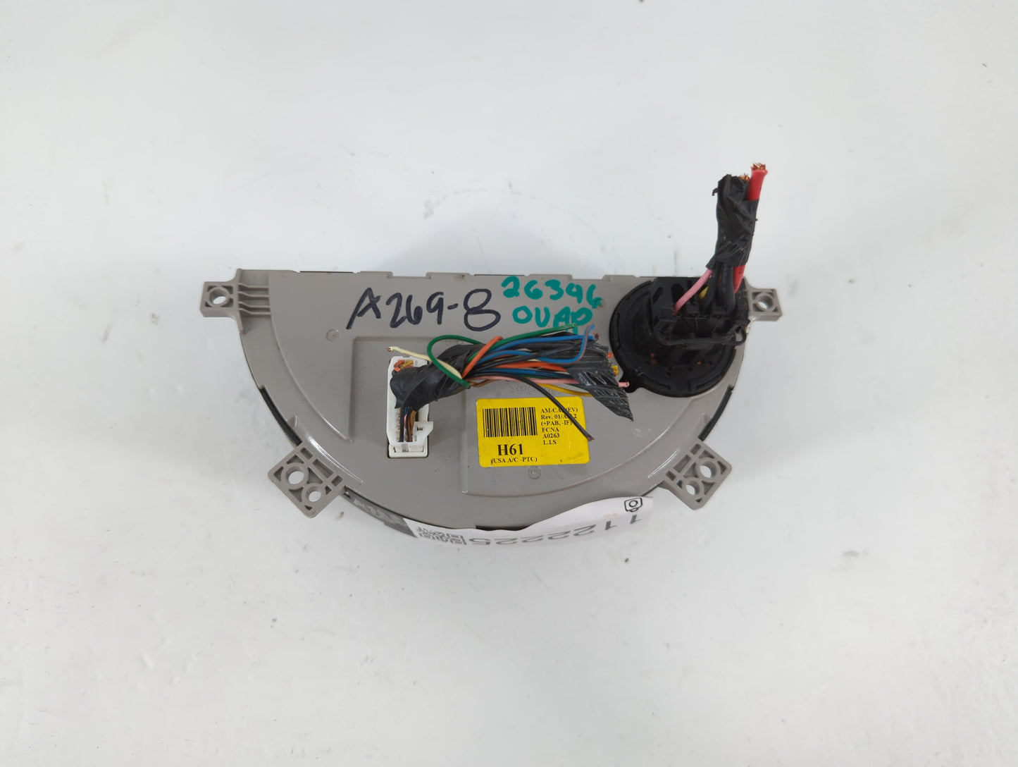 2012-2013 Kia Soul Climate Control Module Temperature AC/Heater Replacement P/N:97250-2KXXX Fits Fits 2012 2013 OEM Used Aut