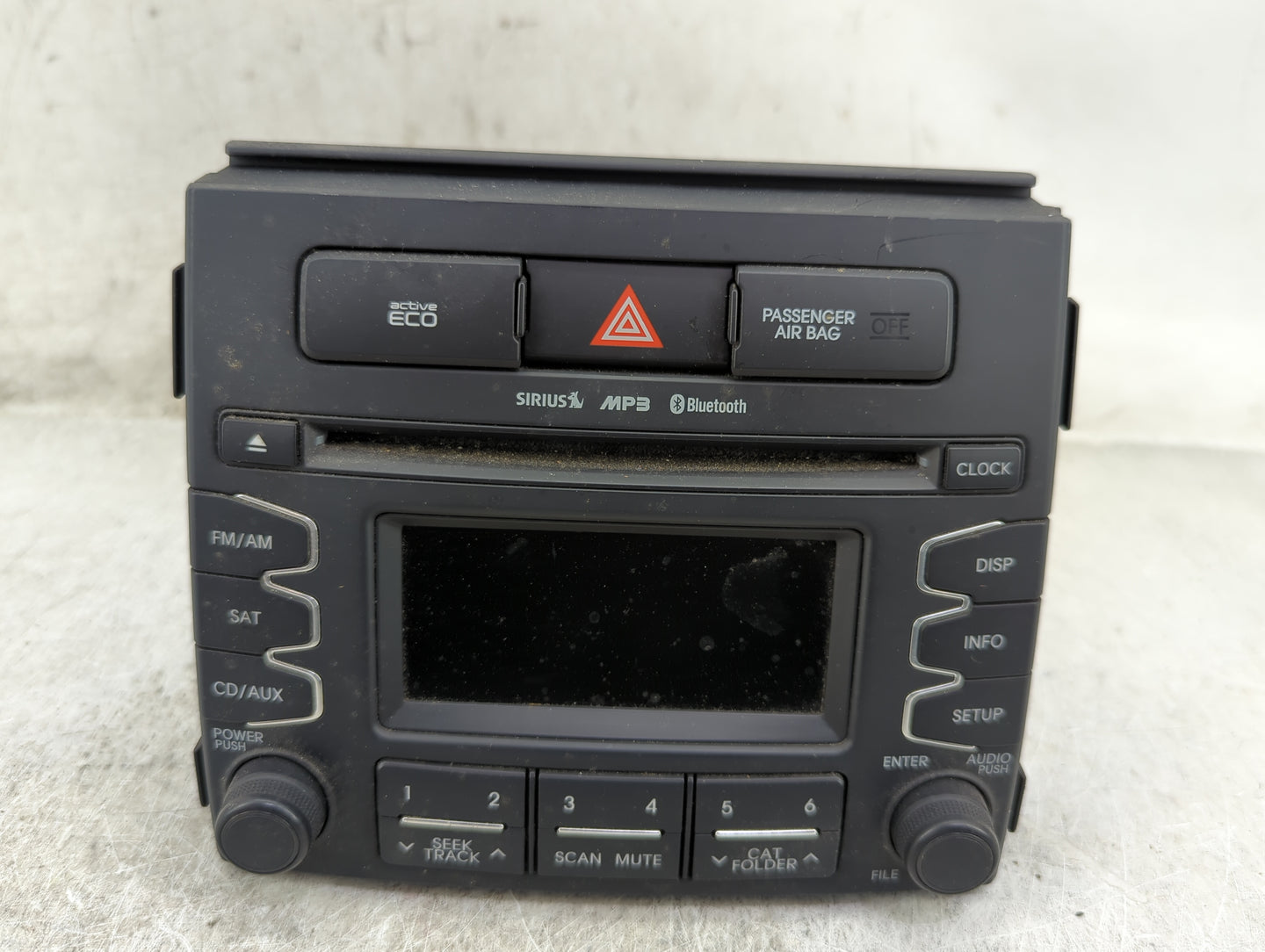 2012-2013 Kia Soul Radio AM FM Cd Player Receiver Replacement P/N:961702K110WK AC110CSAN, 96170-2K110WK Fits Fits 2012 2013 