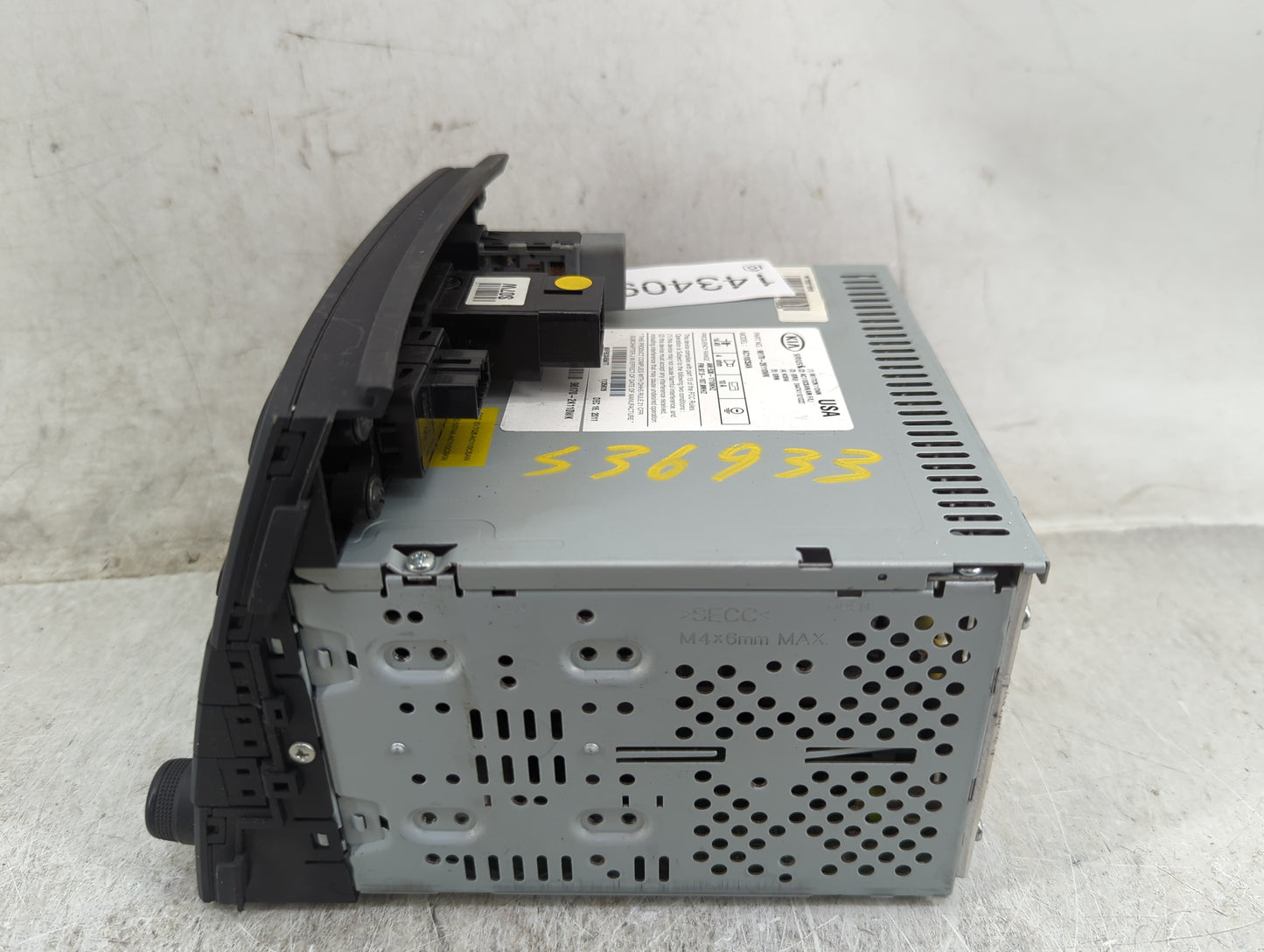2012-2013 Kia Soul Radio AM FM Cd Player Receiver Replacement P/N:961702K110WK AC110CSAN, 96170-2K110WK Fits Fits 2012 2013 