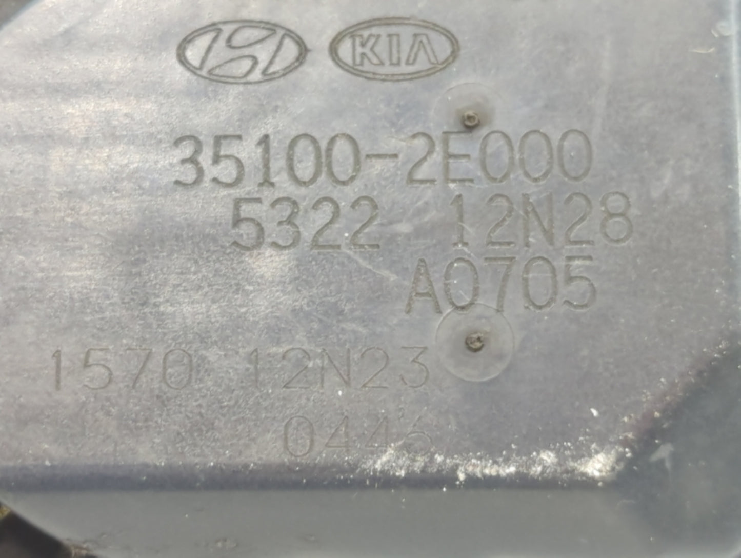 2012-2013 Kia Soul Throttle Body P/N:5532 10S15 Fits Fits 2012 2013 2014 2015 2016 2018 2019 2020 2021 OEM Used Auto Parts -